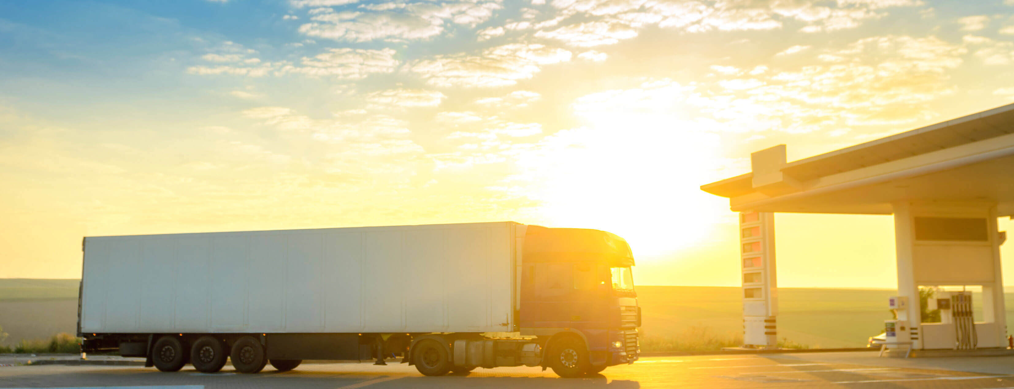 Truck Fuel Sunset